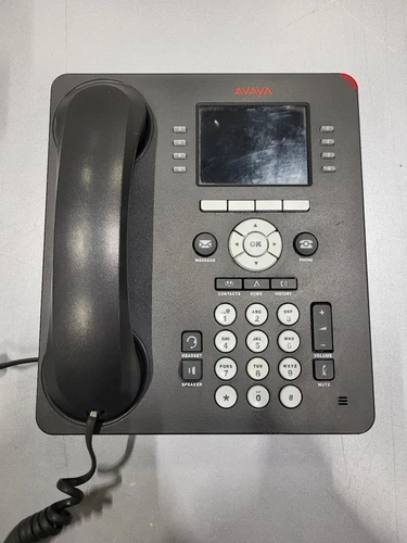 Avaya 9611G IP Phone Used Working Black Display VoIP