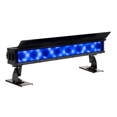 ADJ ElectraPix Bar 8 IP65 RGBAL+UV LED Powered Wireless DMX Linear Light Fixt...