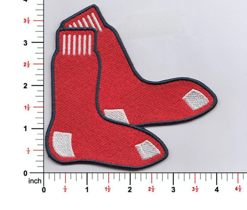 Boston Red Sox Hanging Sox Jersey sleeve Patch Iron on - Изображение 2 из 3