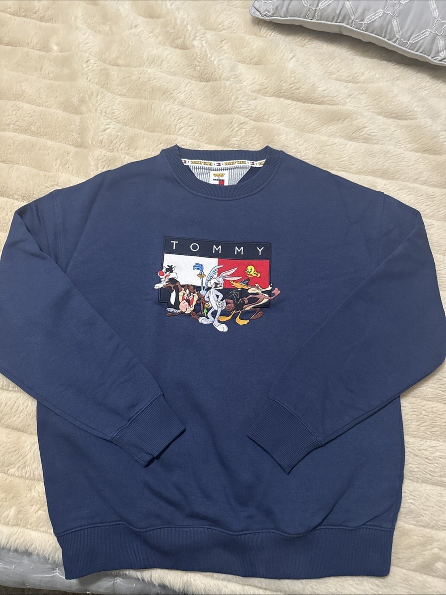 Tommy Hilfiger X Looney Tunes Navy Crew Neck Sweatshirt Pullover