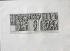 1704  Bartoli/ Bellori Engraving - Marcus Aurelius Column, Rome - German Tribes