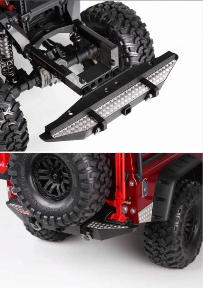 Placa a cuadros/diamante para parachoques trasero TRX-4 Stock Foto 4 de 4