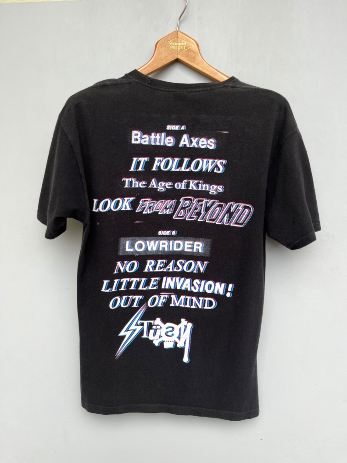 Stussy X Kostas Seremetis  Rare 3D Graphic Print Vintage Men's T-shirt Size M image 9