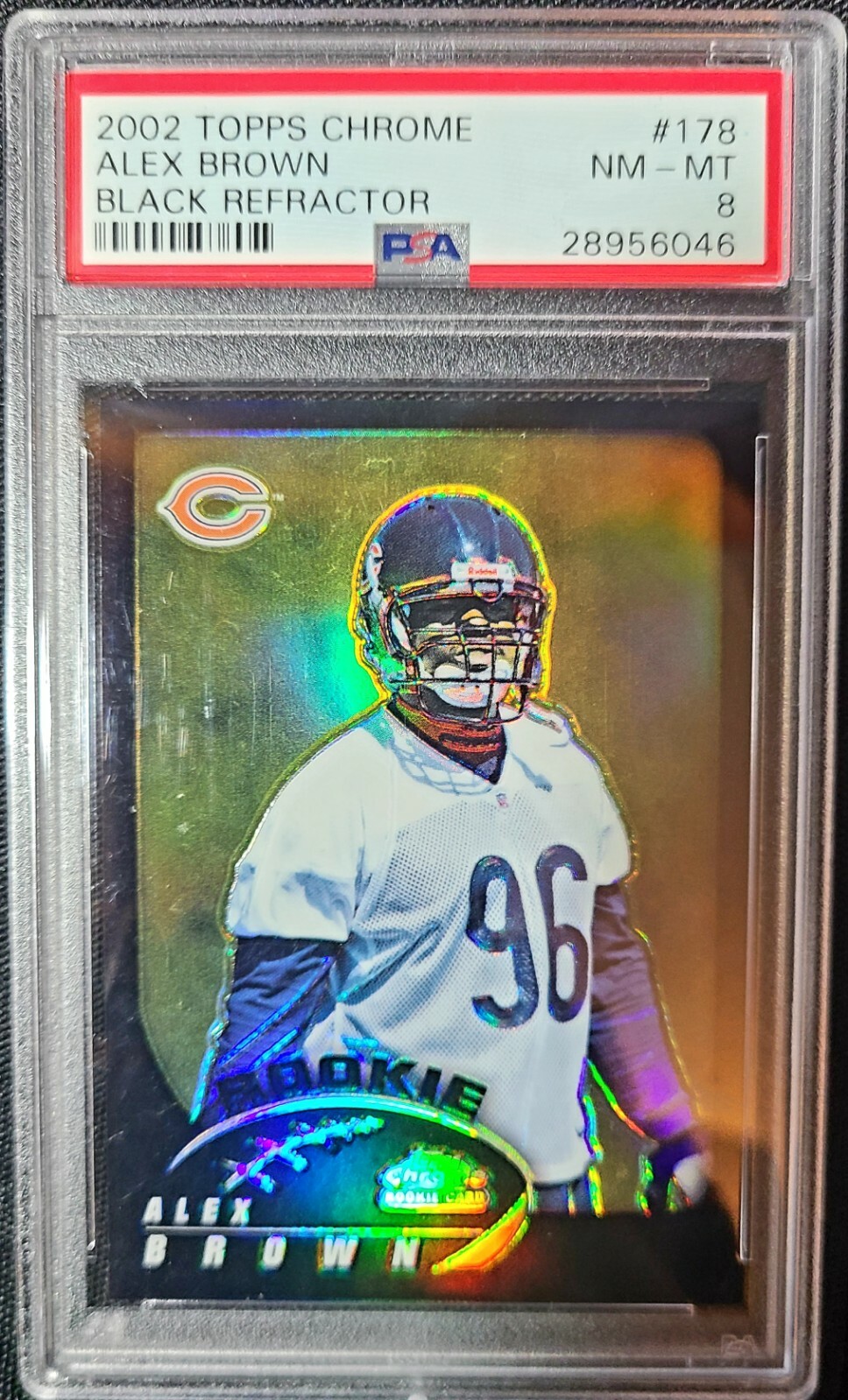 Alex Brown Topps Chrome #178 Black Refractor