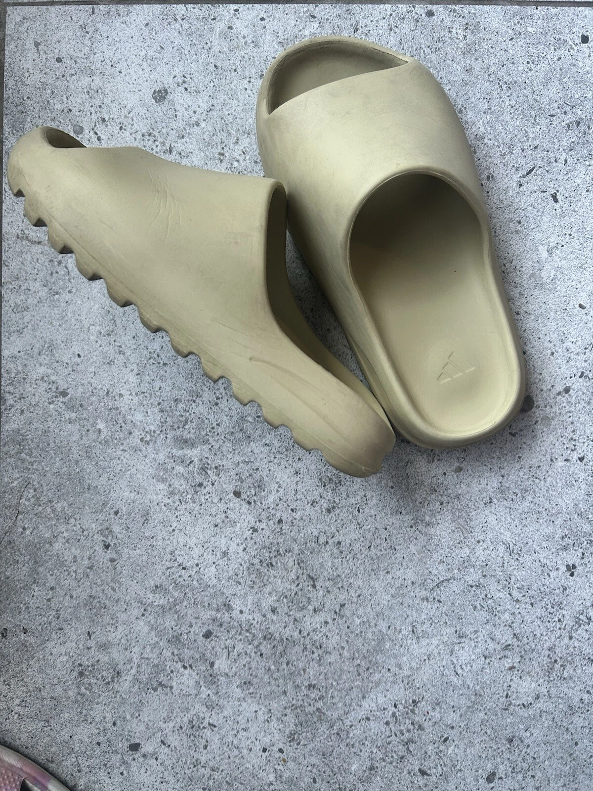 ADIDAS Yeezy slides verde vestibilità taglia 6 5 donna