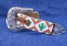 Angel Ranch Blingy Cactus Southwestern Silvertone Buckle Cowgirl Womens Belt 30