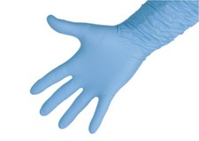 Kerbl Nitril PremiumPlus, Gr. M, 0,2 mm, Einnmalhandschuhe, 50 St&uuml;ck, blau,