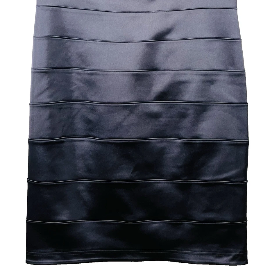 Tadashi Shoji Embellished Bandage Cocktail Dress Size 16 Formal Black-Tie Navy - Image 3 of 4