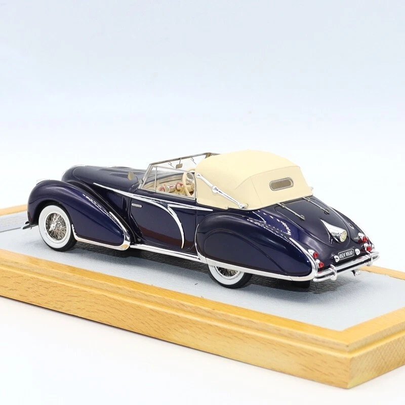 Chro60 1/43 Delahaye 135 Cabriolet Figoni & falaschi 1948 "El Glaoui" Chromes - Photo 4/4