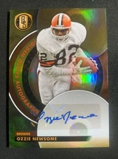 2023 Panini Gold Standard Ozzie Newsome Auto HOF Golden Oldies Browns /99 #GO-OZ