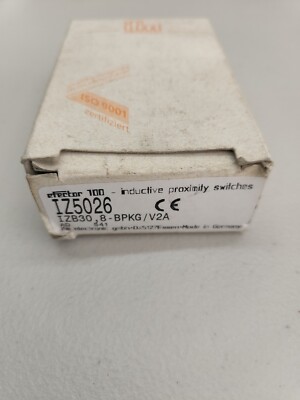 IFM Efector IZ5026 Inductive Sensor. NOS item in factory packaging. 