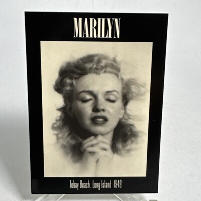 THE PRIVATE COLLECTION GOLD MARILYN MONROE PROMO CARD THAT FACE 35 NM 1993