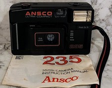 Vintage Ansco Model 235 35mm Film Camera  Instruction Manual