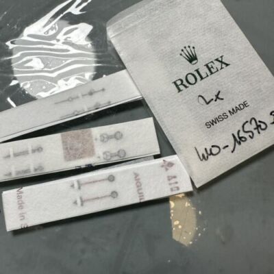 Rolex Hands Set Explorer 2 16570 Black For WHITE Dial Luminova NOS Mint