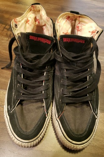 Mens Size 10.5 True Religion Black 