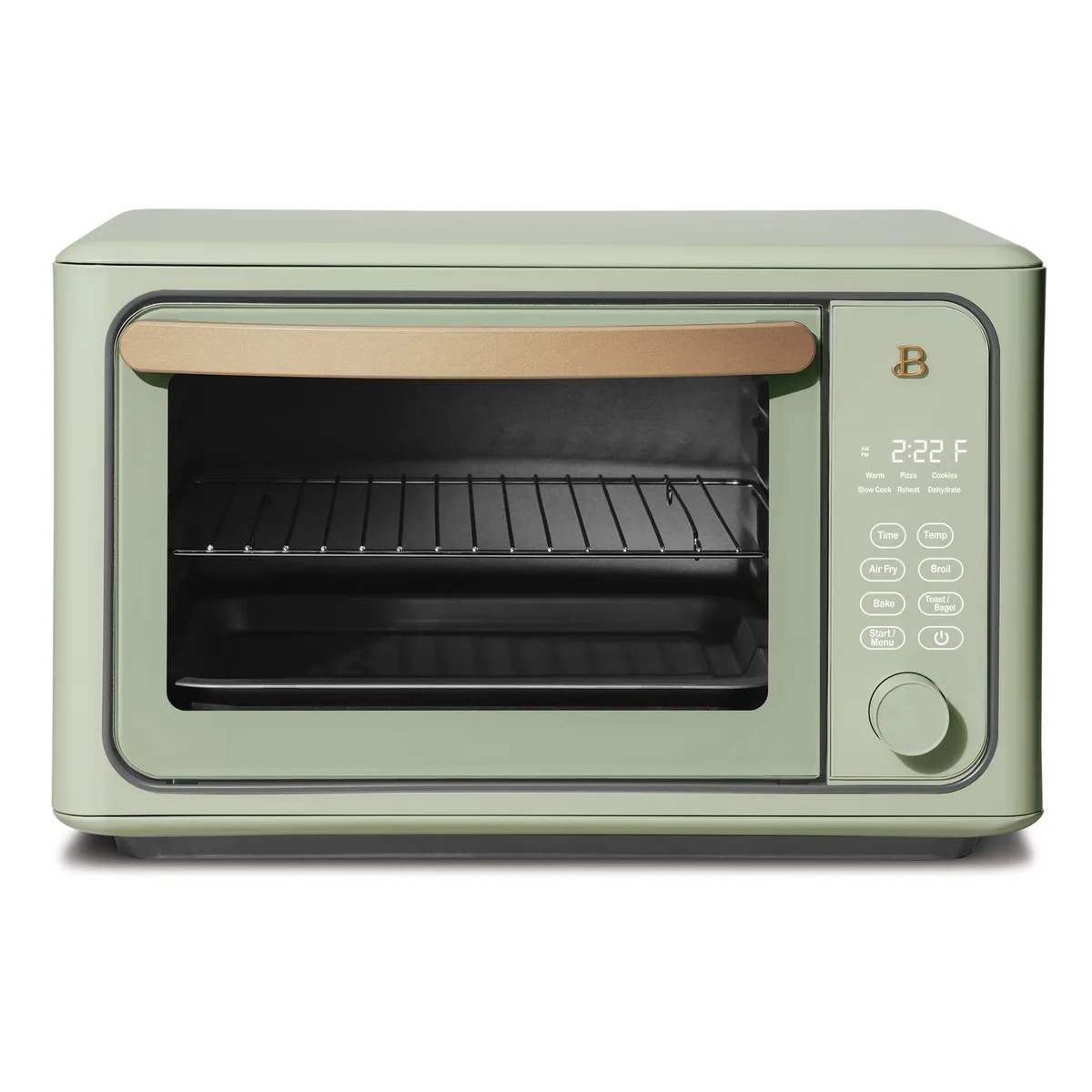 6 Slice Touchscreen Air Fryer Toaster Oven, Sage Green by Drew