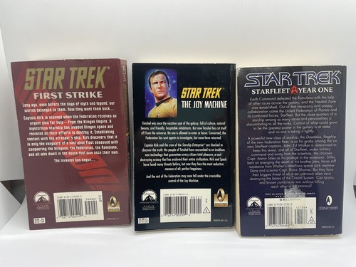 STAR TREK Book Lot of 3 Paperback Pocket Books~#s 79, 80 & Star fleet Year One - Picture 2 of 8