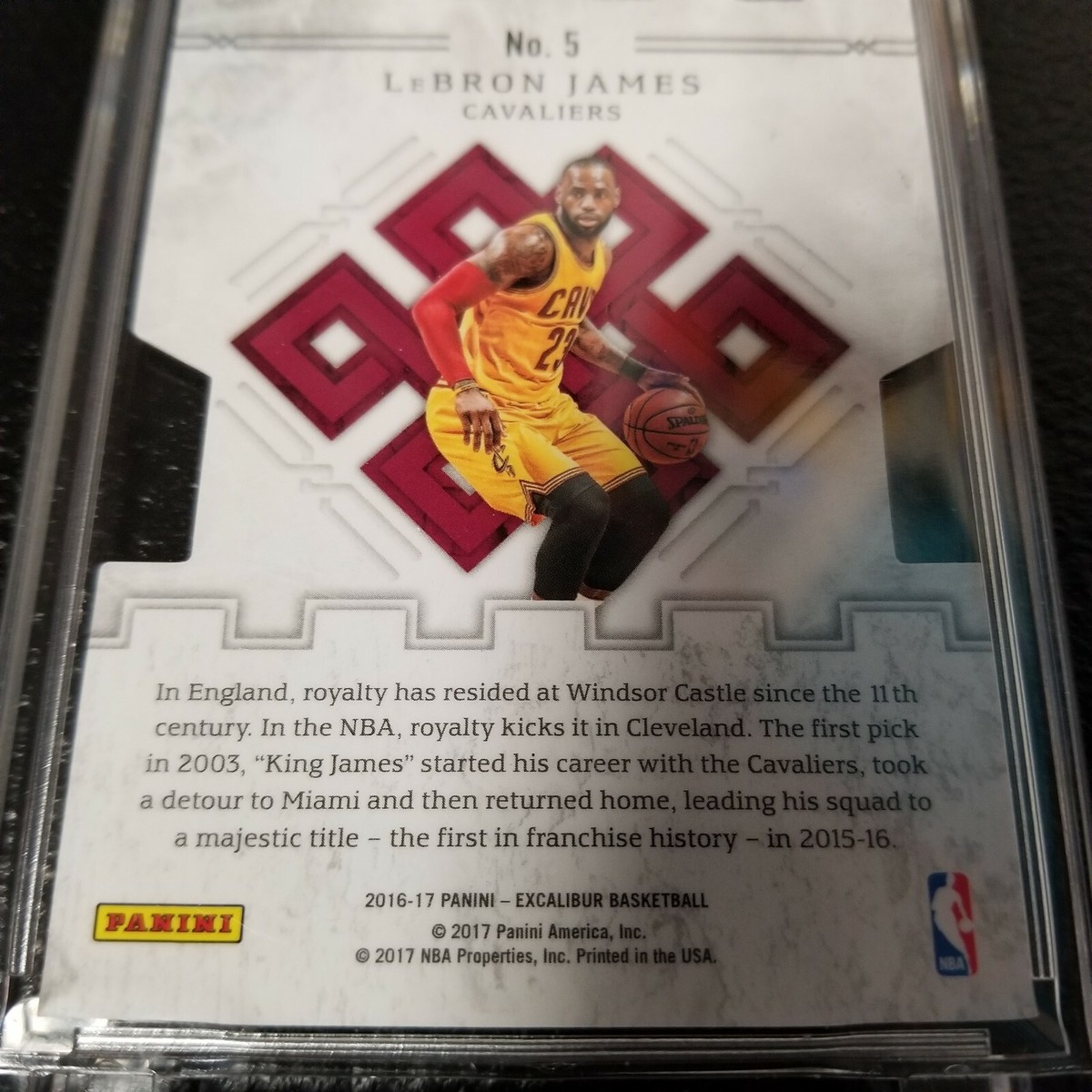 NBA 16/17 Excalibur レブロンジェームズ インサートカード
