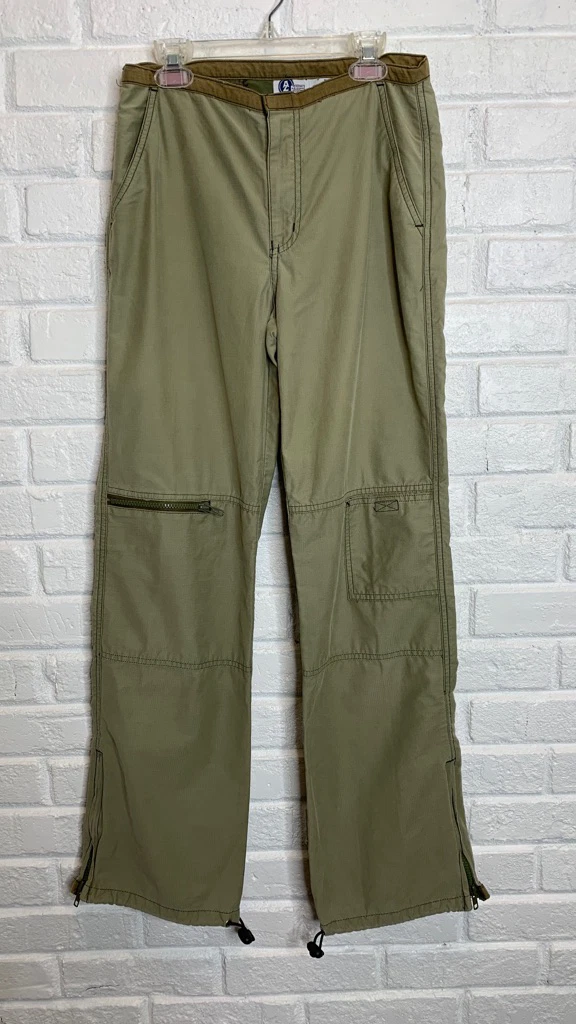 Arizona Vintage Khaki Green Cargo Pants Juniors size 5