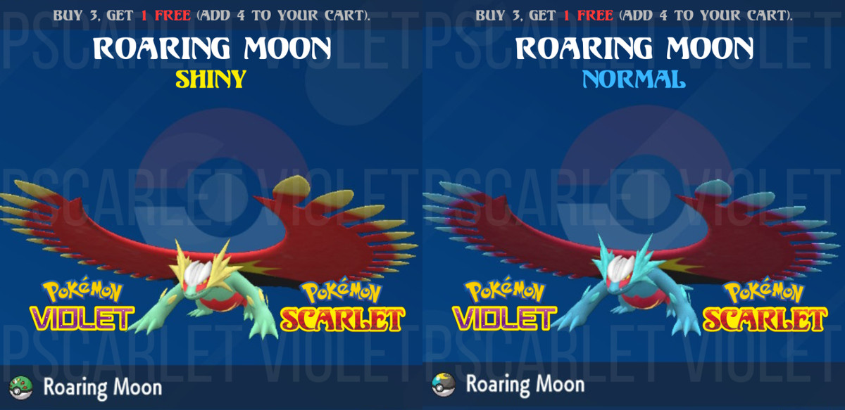 MOLTRES ⚡ POKEMON SCARLET VIOLET ⚡ SHINY/NORMAL ⚡ 6IV BATTLE READY VGC 23 ⚡