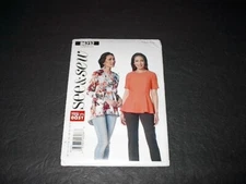 See & Sew Pattern 6232 Misses' Raised Waist Top w/Hemline Variations  8 ~ 24 Unc