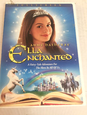 Ella Enchanted DVD Anne Hathaway Full Screen Ships Same Day With Tracking