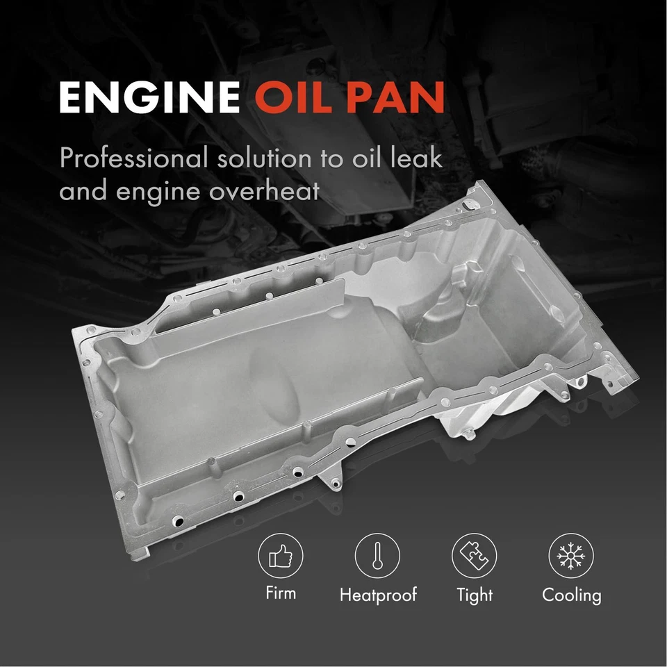 Nuevo cárter de aceite de motor para Hummer H3T H3 GMC Canyon Chevrolet L5 3,7 L 2004-10 GMP63A Foto 2 de 4