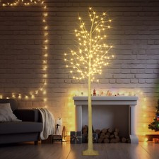 8FT Plug in Lighted Birch Tree with Lights for Wedding Room Decor Indoor Outdoor