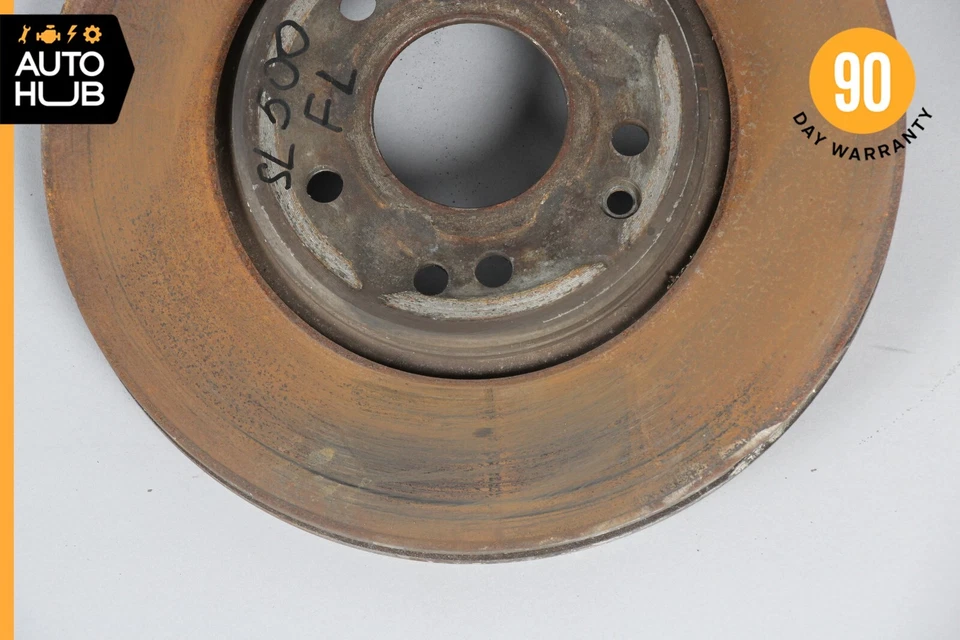 Juego de rotores de freno delanteros 90-98 Mercede R129 SL500 300SL disco izquierdo y derecho OEM Foto 3 de 4