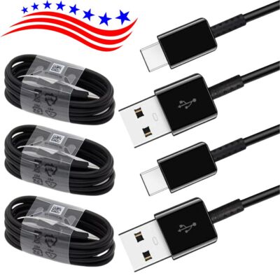 USB Type C Fast Charger Charging Cable For Huawei Samsung Oppo Nokia Xiaomi Lot