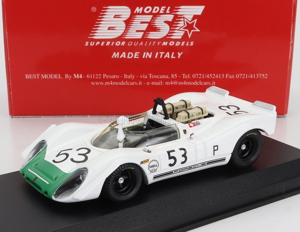 Best Model 1/43 Porsche Spider 53 Winner 6H Brands Hatch 1969 Modellino Statico-image