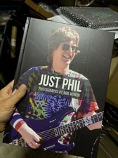 JUST PHIL -Phil Lesh Photographed by Bob Minkin -Signed by Author-NEW
