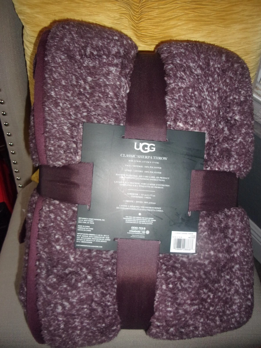 ugg sherpa blanket in lodge