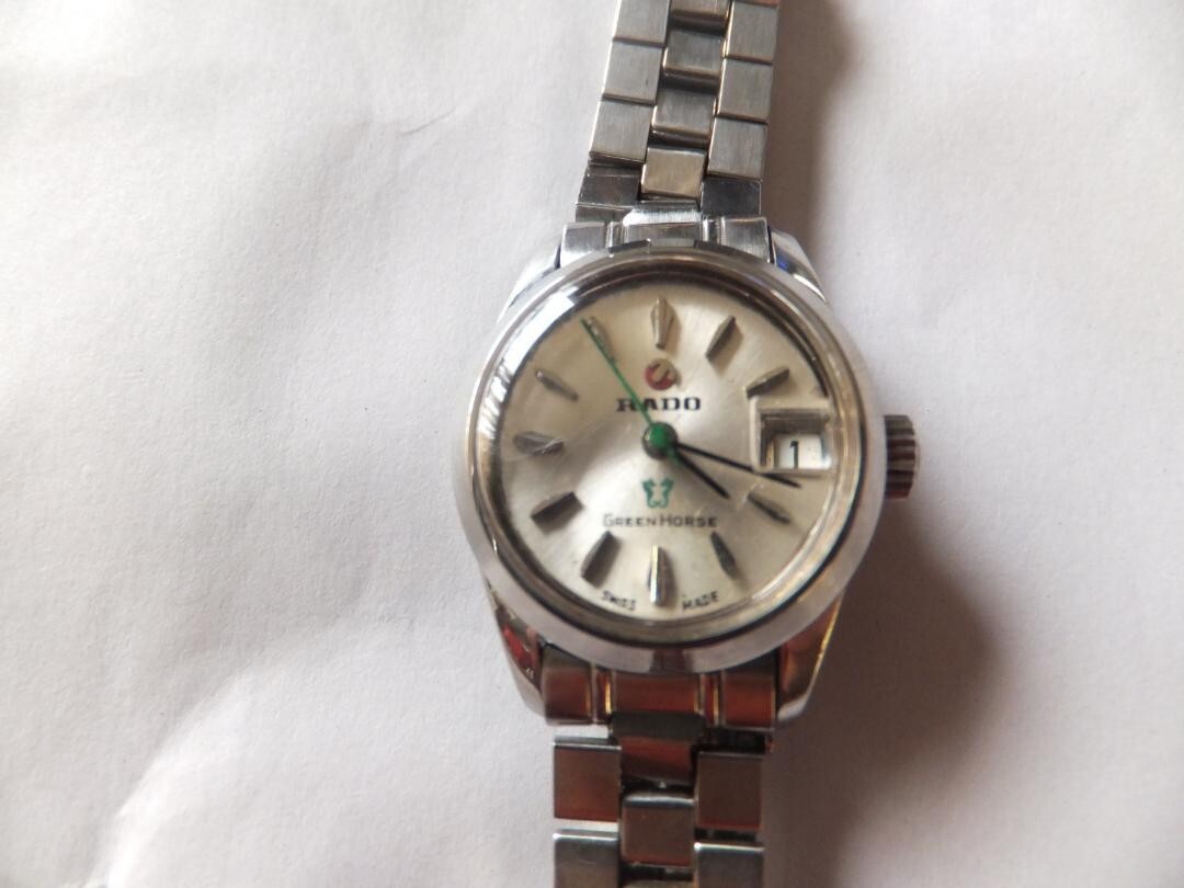 Rado Green Horse Watch Automatic Women's Silver Dial SwissMade