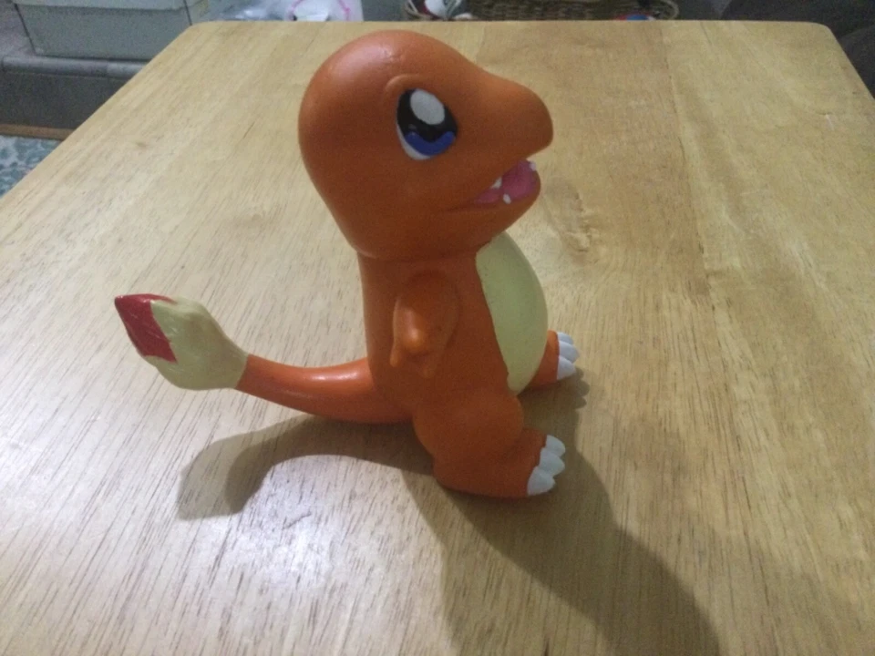 "Figura de colección Pokemon Charmander PVC 4"" naranja cola de fuego lagarto" Foto 3 de 4