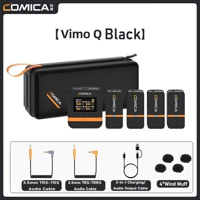 Micro cravate Comica Vimo Q sans fil 4 personnes pour éliminer les bruits de fond en réunion