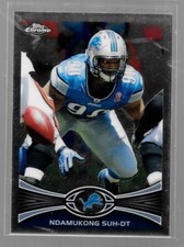 2012 Topps Chrome Ndamukong Suh Lions Huskers #31