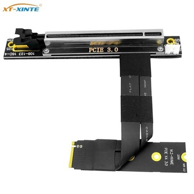 M.2 to PCI Express 3.0 x16 Cable PCIex16 To M.2 M Key Riser Card for m2 NVME SSD