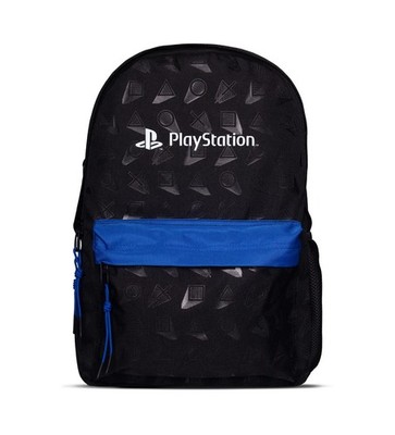 PlayStation Rucksack PS2 Black & Blue Backpack Gamer Gaming Classic Logo