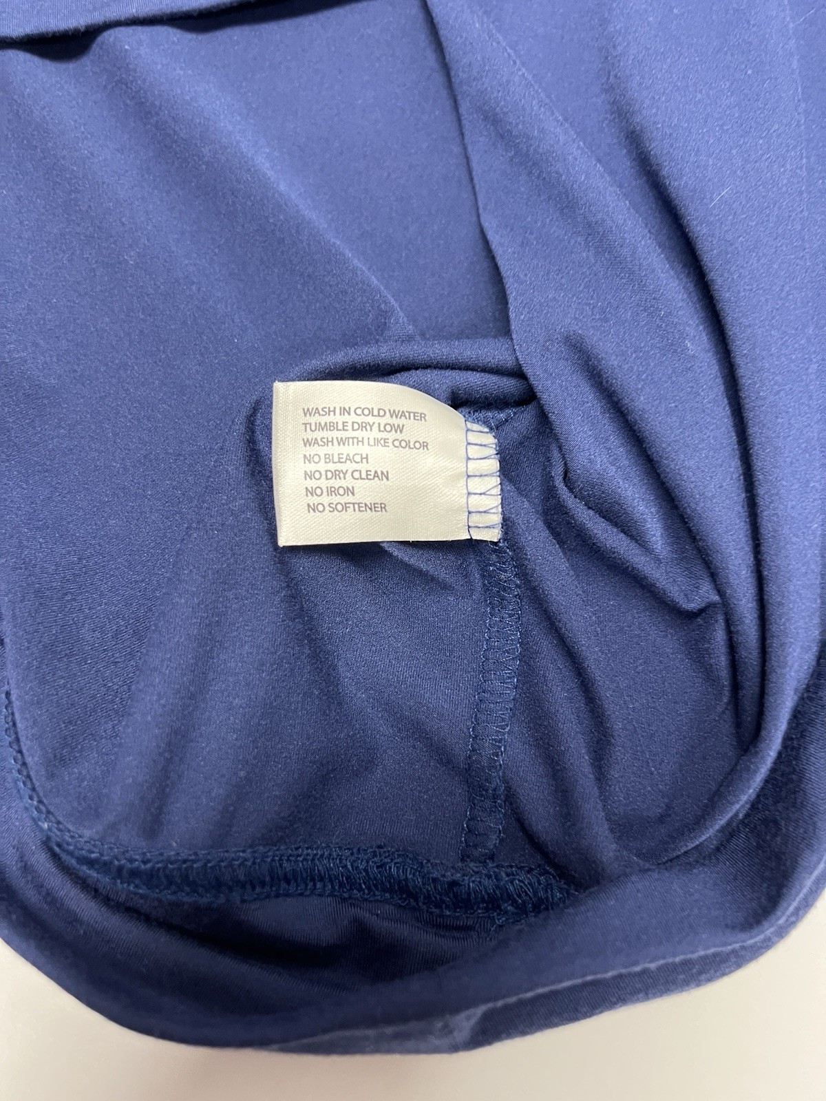 Rhoback Blue 1/4 Zip Pullover LS Performance Shir… - image 9