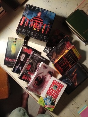 HORROR ZOMBIE LOT, Nightmare on Elm Crispy Box Set, Special Dawn of the Dead VHS