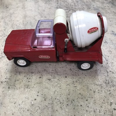 Vintage Tonka Jeep Cement Mixer 1960's Pressed Steel Toy Truck - NO CAB READ!