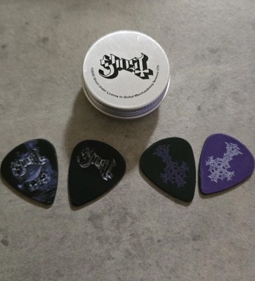 Ghost Band Exclusive  Pop Up Shope Pick Set  4×picks And A Collector Case