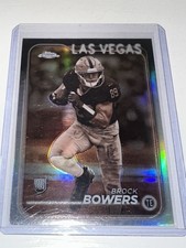 2024 Topps Chrome RC Brock Bowers 207 Sepia Refractor