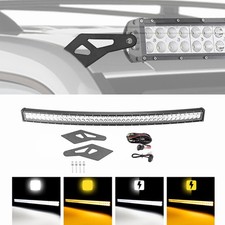 Roof 52 Strobe Led Light Bar W Bracketwire For Jeep Grand Cherokee 1999-2010
