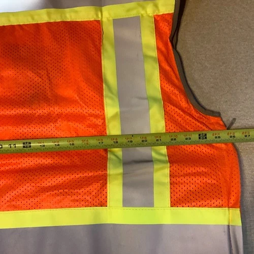 Seco Products Surveyor’s Vest Orange Yellow Size XL image 11