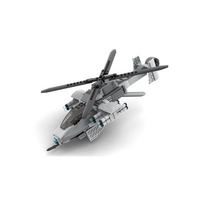 Hot Sale Attack Helicopter AH-2 with Retractible Landing Gear 371 Pieces