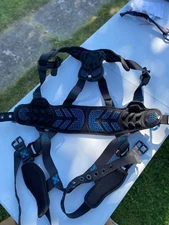 Fall Tech FT One FBH 3 D Construction Belted Harness Medium TB Legs/ QC Chest