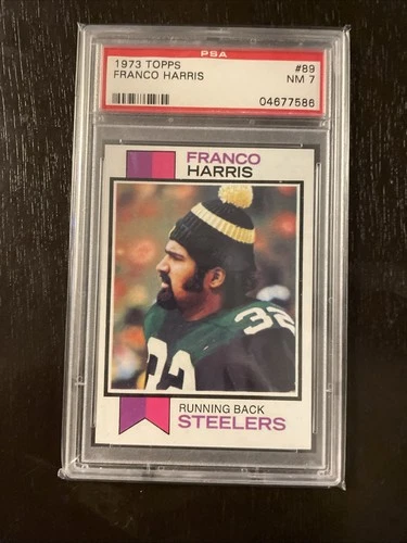 1973 Topps #89 Franco Harris- PSA-7 NM!