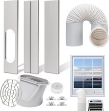 Portable Air Conditioner Window Vent Kit Adjustable Seal Kit With 5.9 Hose For